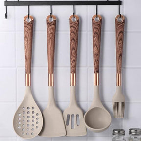 Kit de Utensílios de Cozinha 12 Peças com Organizador em Inox - Chef Pro