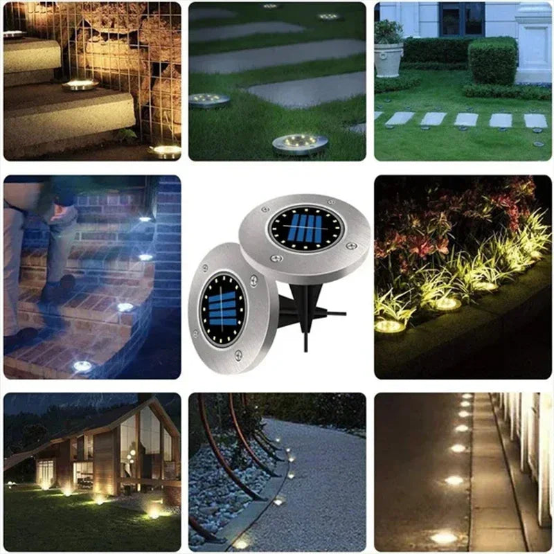 Luminária de Led Solar À Prova d'água para Jardim - Eco Bright