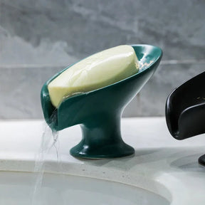 Porta Sabonete Folha de Cerâmica - Elegant Soap Dish